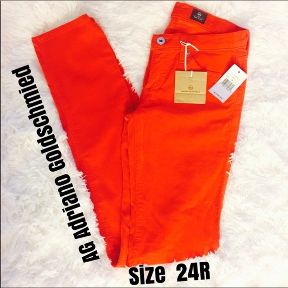 ❌SOLD❌ AG Adriano Goldschmied Red Cords Cigarette - Picture 3 of 7